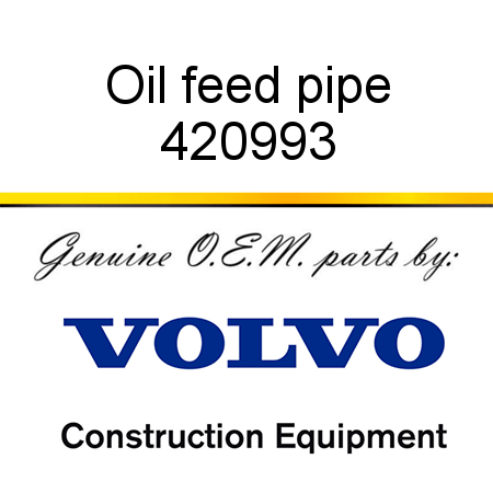 Oil feed pipe 420993
