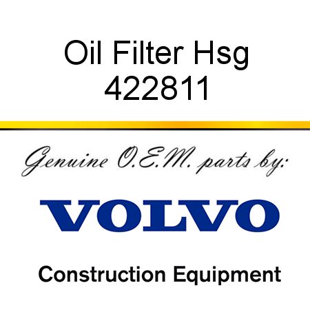 Oil Filter Hsg 422811