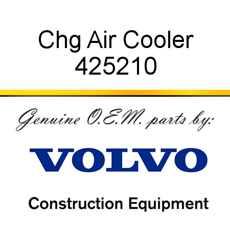 Chg Air Cooler 425210