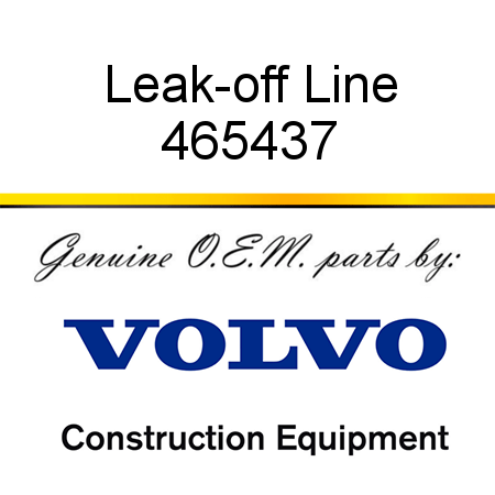 Leak-off Line 465437