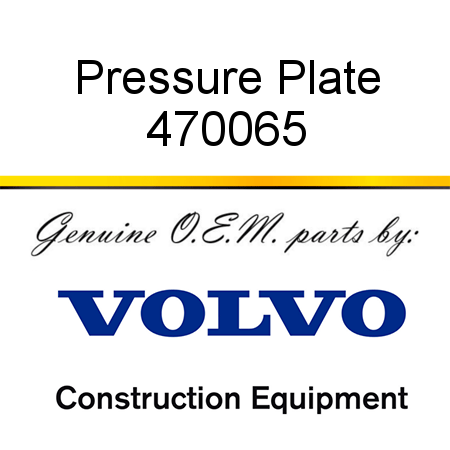 Pressure Plate 470065