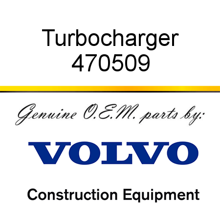 Turbocharger 470509