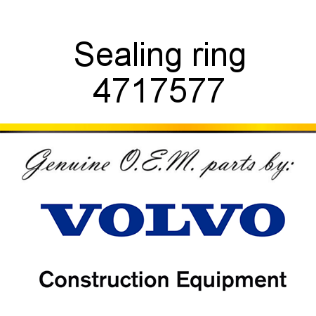 Sealing ring 4717577