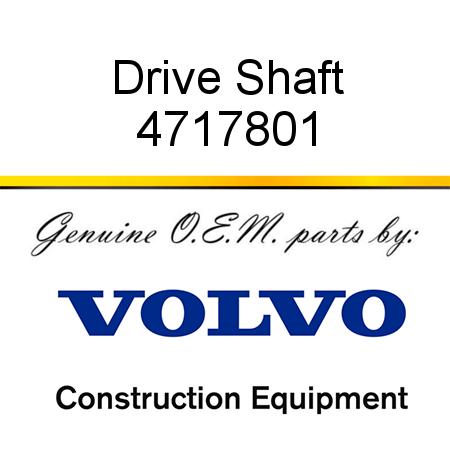 Drive Shaft 4717801