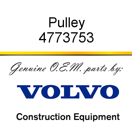 Pulley 4773753