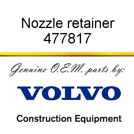 Nozzle retainer 477817