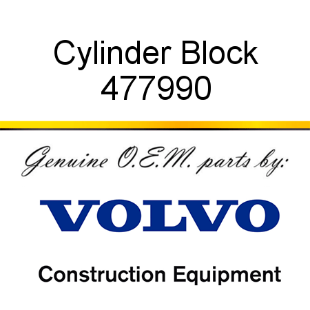 Cylinder Block 477990