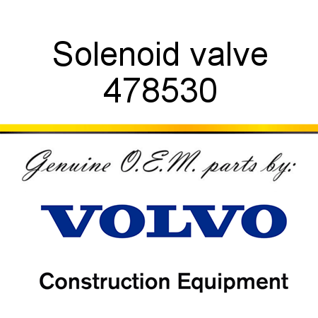Solenoid valve 478530