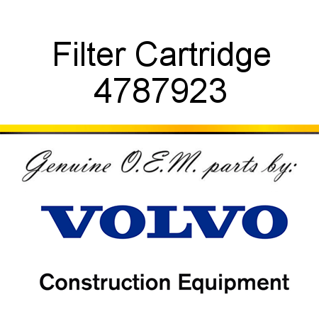 Filter Cartridge 4787923