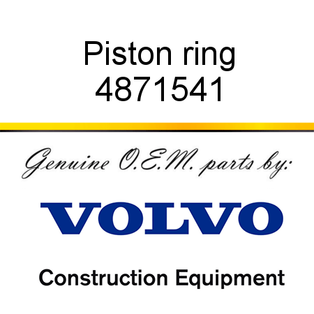Piston ring 4871541