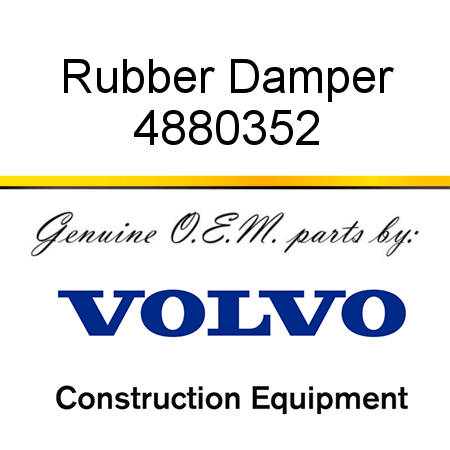 Rubber Damper 4880352