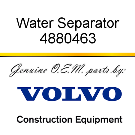 Water Separator 4880463
