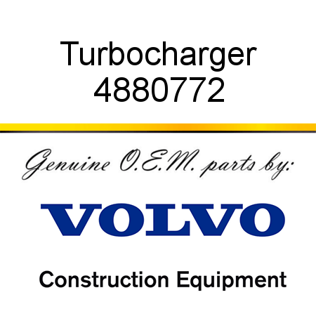 Turbocharger 4880772