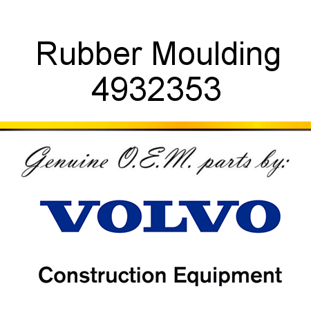 Rubber Moulding 4932353