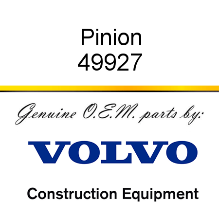 Pinion 49927