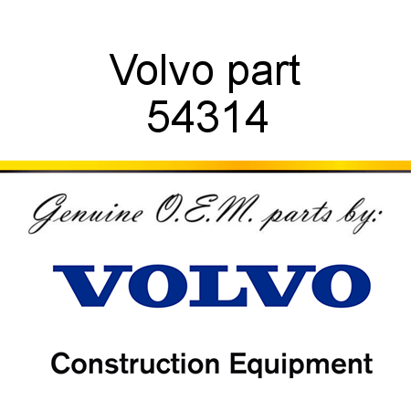 Volvo part 54314
