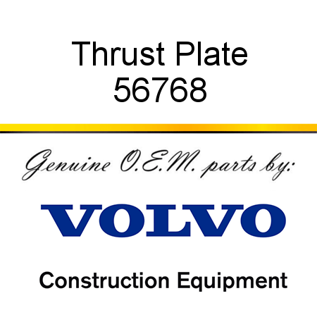 Thrust Plate 56768