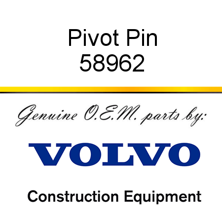 Pivot Pin 58962