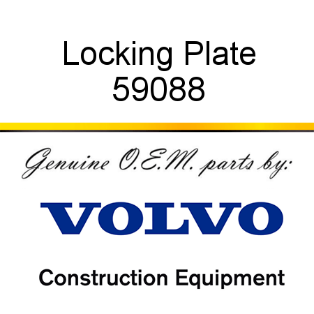 Locking Plate 59088