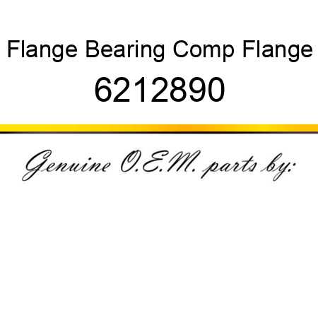 Flange Bearing, Comp Flange 6212890