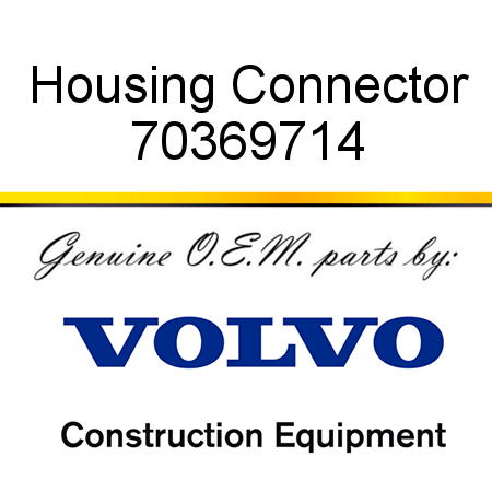 Housing, Connector 70369714