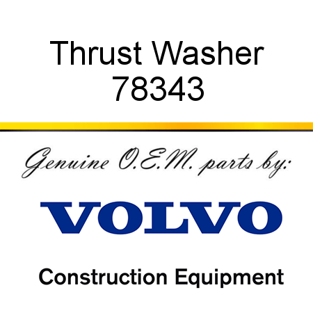 Thrust Washer 78343