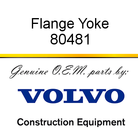 Flange Yoke 80481