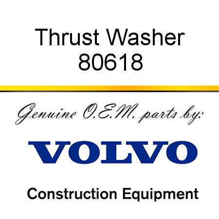 Thrust Washer 80618