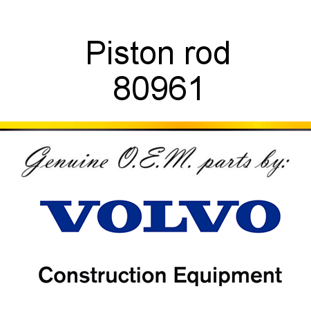 Piston rod 80961