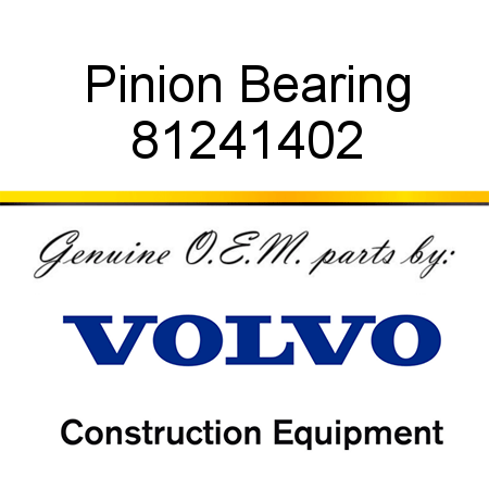 Pinion Bearing 81241402