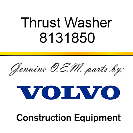 Thrust Washer 8131850