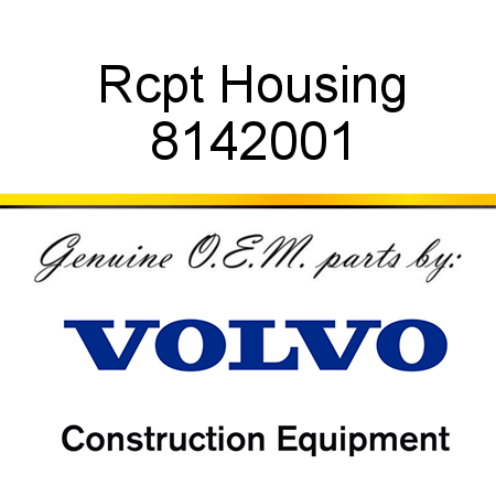 Rcpt Housing 8142001