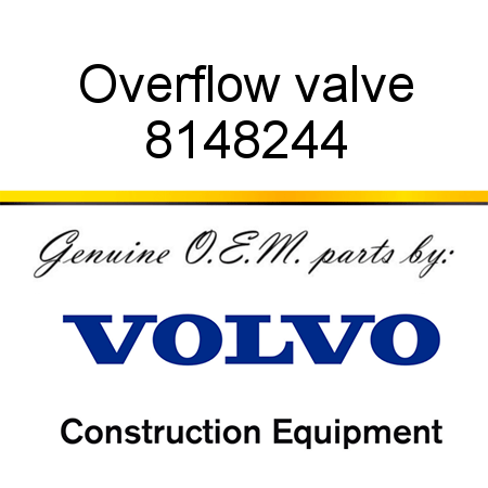 Overflow valve 8148244