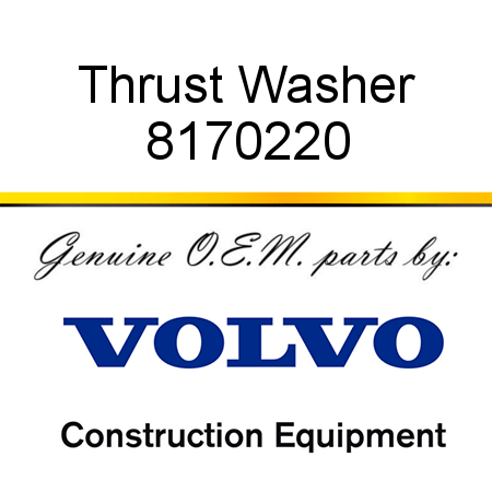 Thrust Washer 8170220