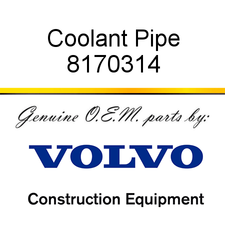 Coolant Pipe 8170314