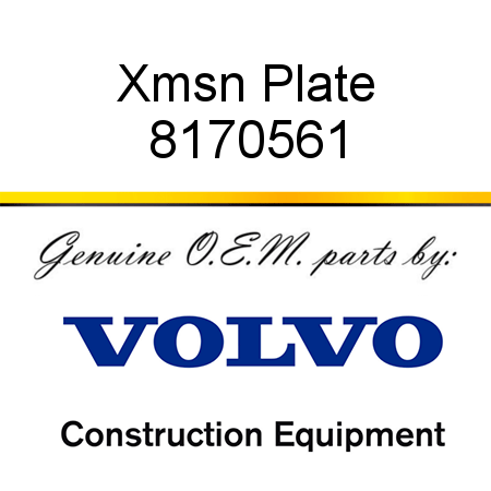 Xmsn Plate 8170561