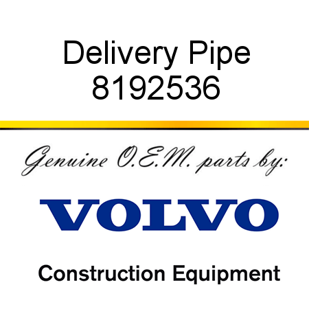 Delivery Pipe 8192536