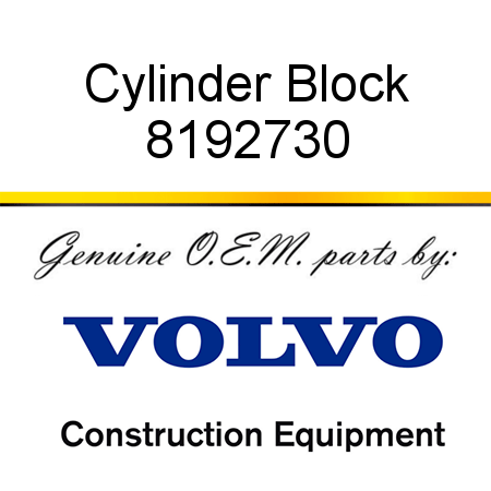 Cylinder Block 8192730