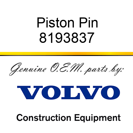 Piston Pin 8193837