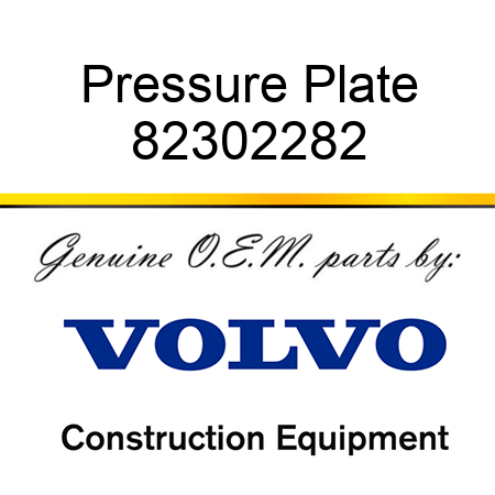Pressure Plate 82302282