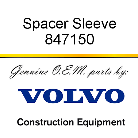 Spacer Sleeve 847150