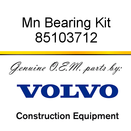 Mn Bearing Kit 85103712