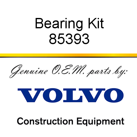 Bearing Kit 85393
