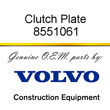 Clutch Plate 8551061