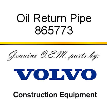 Oil Return Pipe 865773