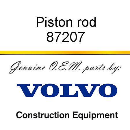 Piston rod 87207