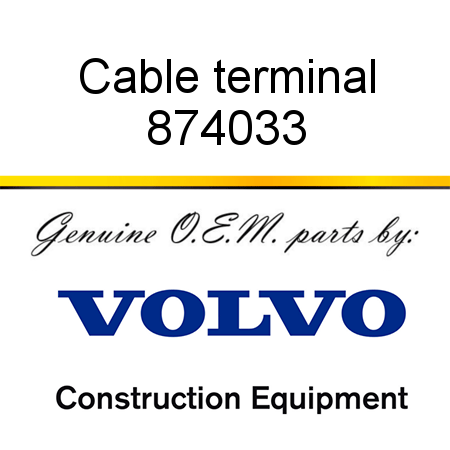 Cable terminal 874033