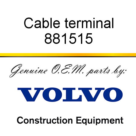 Cable terminal 881515