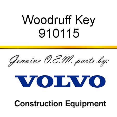 Woodruff Key 910115