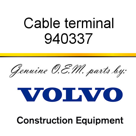 Cable terminal 940337